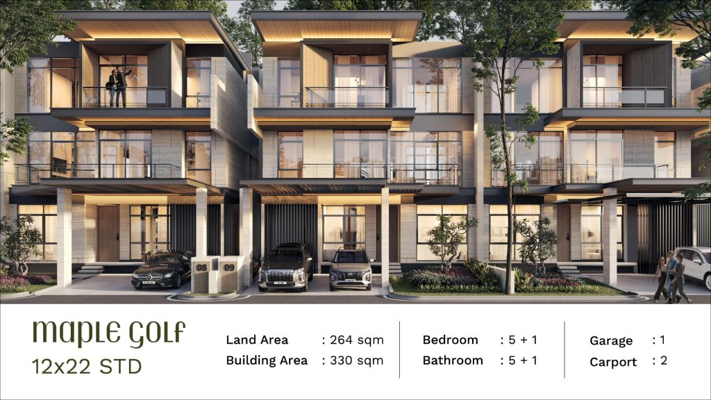 rumah view golf