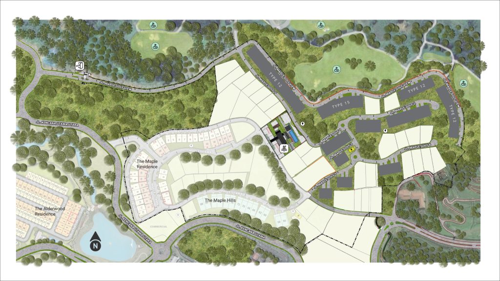maple golf view summarecon bogor
